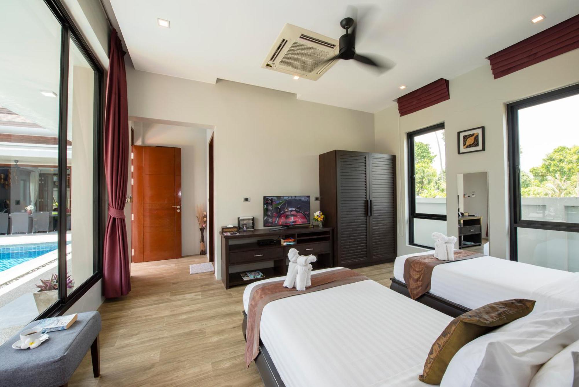 別墅 Narintara Private Pool - Free Tuk-tuk Service To The Beach! *